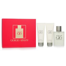 阿玛尼 寄情男士香氛套装:淡香水 100ml/3.4oz + 沐浴露 75ml/2.5oz + 须后膏 75ml/2.5oz 3pcs