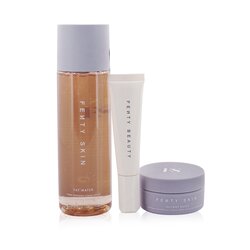 Fenty Beauty by Rihanna FENTY SKIN The Before-Bed Set: Instant Reset Overnight Recovery Gel-Cream 30ml + Fat Water Pore-Refining Toner Serum 150ml + Pro Kiss'R Lip-Loving Scrubstick 12ml 3pcs