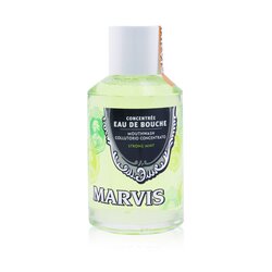Marvis Eau De Bouche Concentree Концентрированный Ополаскиватель для Полости Рта - Strong Mint (Упаковка Слегка Повреждена) 120ml/4.1oz