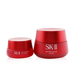 אס.קיי. II Skinpower Series Set: Skinpower Cream 80g + Skinpower Eye Cream 15g 2pcs
