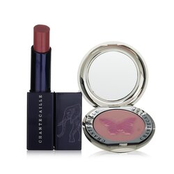 Chantecaille Wild Pairs: Cheek And Lip Duo Set - Cheek #Bliss + Lip Veil #Honeypot 2pcs