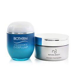 Biotherm Aquasource Everplump Plumping Smoothing Moisturizing Treatment 125ml (Free: Natural Beauty Aromatic Cleaning Balm 125g) 2pcs