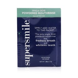 Supersmile Single Dose Powdered Mouthrinse - No Alcohol/Sugar (Box Slightly Damaged) 60x1.7g/0.06oz