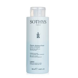 Sothys Eye And Lip Make-Up Removing Fluid With Mallow Extract - For All Make Up Even Waterproof (Salon Size) 500ml/16.9oz