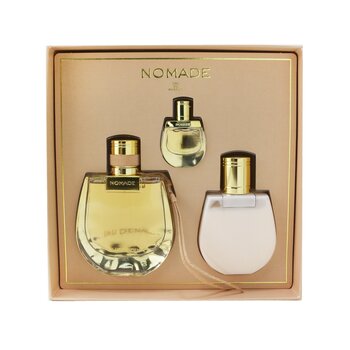Chloe Nomade Coffret: Eau De Parfum Spray 75ml/2.5oz + Perfumed Body Lotion 100ml/3.4oz + Eau De Parfum 5ml/0.16oz 3pcs