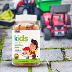 Bayer American GNC Children's Calcium and Vitamin 120 Capsules Fixed Size