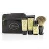 The Art Of Shaving Starter Kit - Unscented: Pre Shave Oil + Shaving Cream + After Shave Balm + Brush + Bag 4pcs + 1 Bag