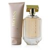 Hugo Boss The Scent For Her Coffret: Eau De Parfum Spray 100ml/3.3oz + Perfumed Body Lotion 100ml/3.3oz 2pcs