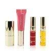Clarins Beautiful Lips Set (1x Natural Lip Perfector , 1x Joli Rouge Velvet Lipstick, 1x Lip Comfort Oil, 1x Water Lip Stain) 4pcs