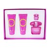 Versace Bright Crystal Absolu Coffret: Eau De Parfum Spray 90ml + Body Lotion 100ml +Eau De Parfum 5ml + Shower Gel 100ml 4pcs